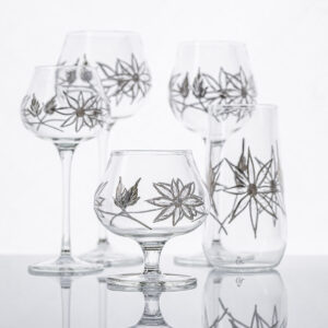 COSMO ROYALE NOBLE hvidguld cognacglas, portvinsglas, vinglas